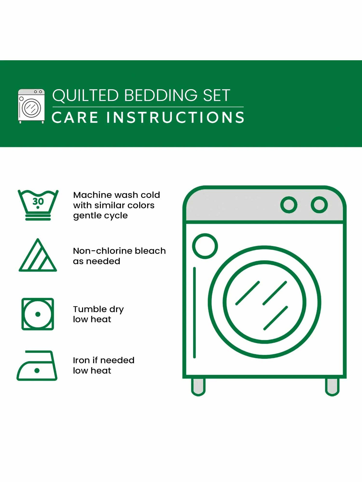 American Heritage Patriotic 3-Piece Quilted Bedding Set